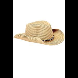 Physician Endorsed Beth Convertible Cowboy UPF 50+ Sun Hat Tan/Black
